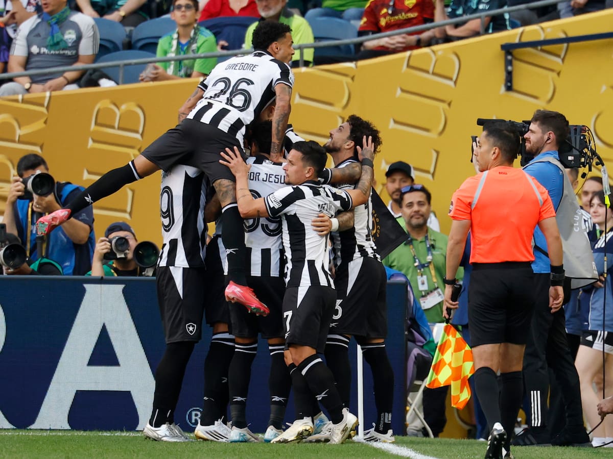Botafogo superó 2-1 a Seattle Sounders y metió presión al Atlético de Madrid en el Mundial de Clubes