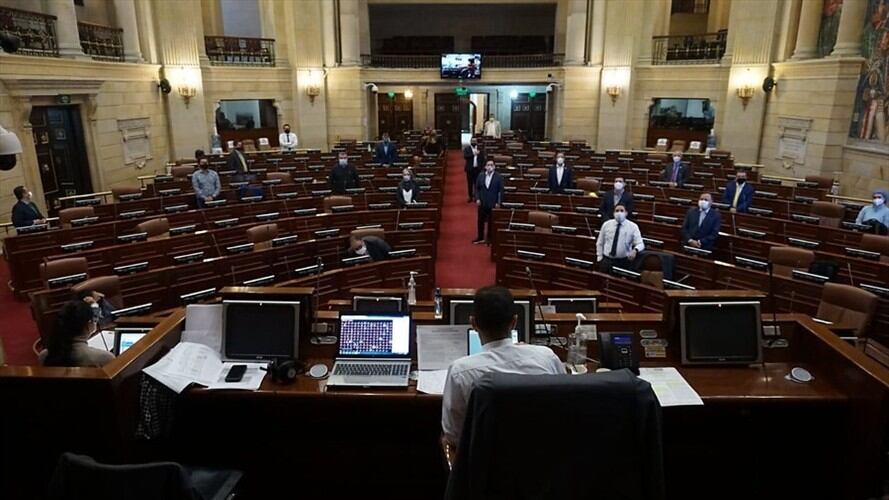 La Corte Constitucional no logró un acuerdo sobre la legalidad de las sesiones virtuales y no presenciales del Congreso de la República. Foto: Colprensa