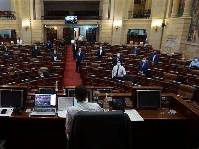 La Corte Constitucional no logró un acuerdo sobre la legalidad de las sesiones virtuales y no presenciales del Congreso de la República. Foto: Colprensa