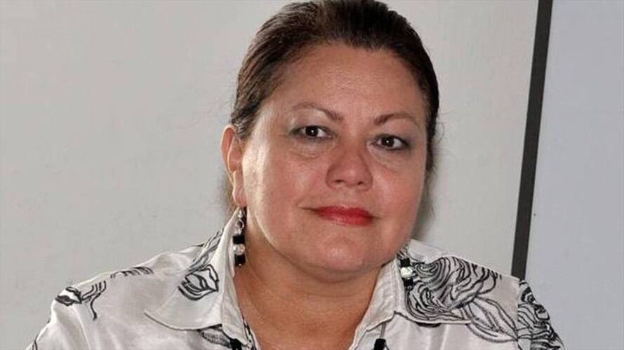 Clara Calderón fue arrestada y multada por desacato a un fallo de tutela de segunda instancia. Foto: Antonio Canchila