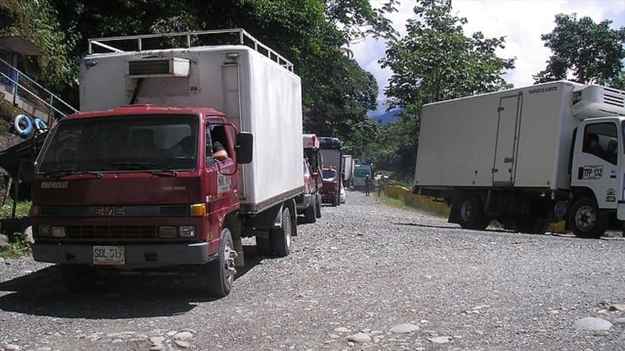 Camioneros irán a paro este viernes. Foto: Colprensa
