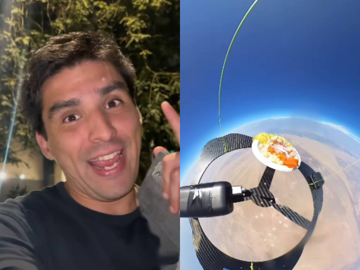 Influencer peruano fue el primero en enviar un ceviche al espacio: ¿cómo lo logró?