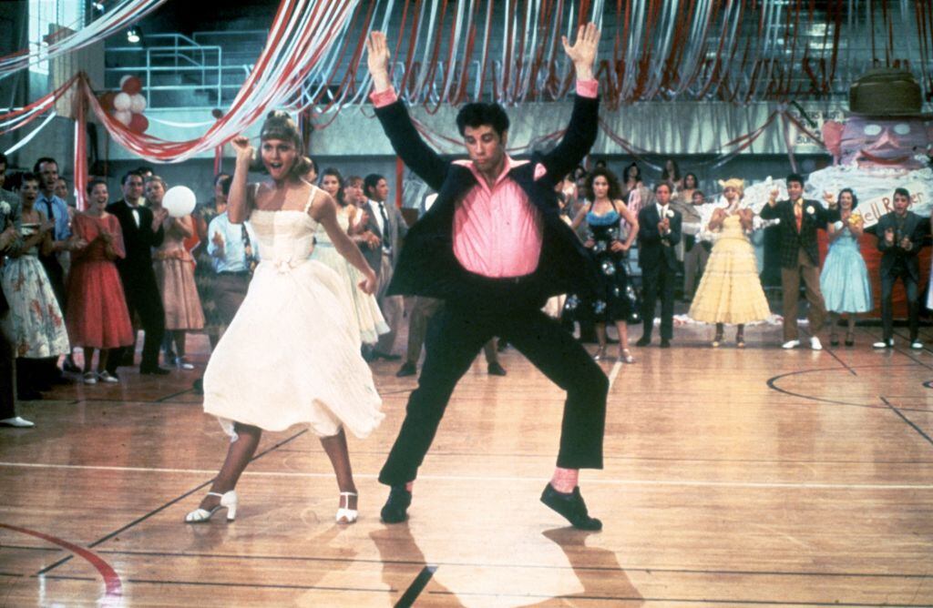 John Travolta y Olivia Newton. Foto: Getty Images)