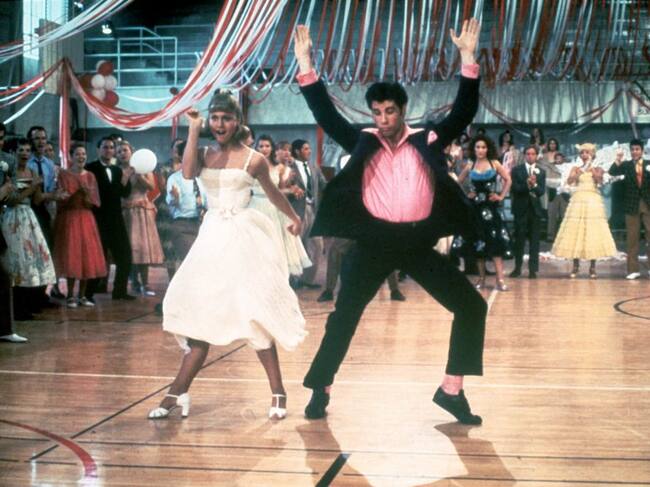 John Travolta y Olivia Newton. Foto: Getty Images)