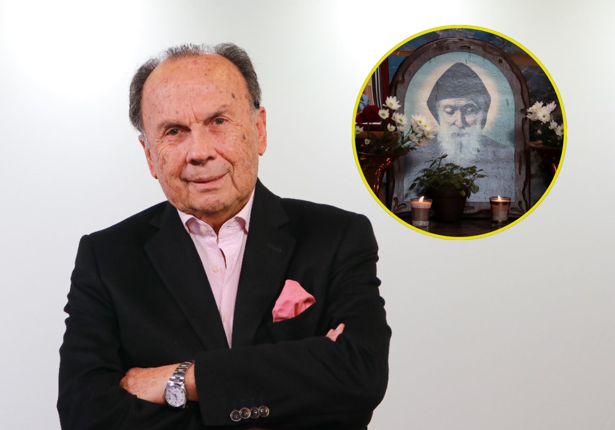 Le tengo una enorme fe, es un intermediario con Dios: testimonio de Hernán Peláez sobre San Chárbel