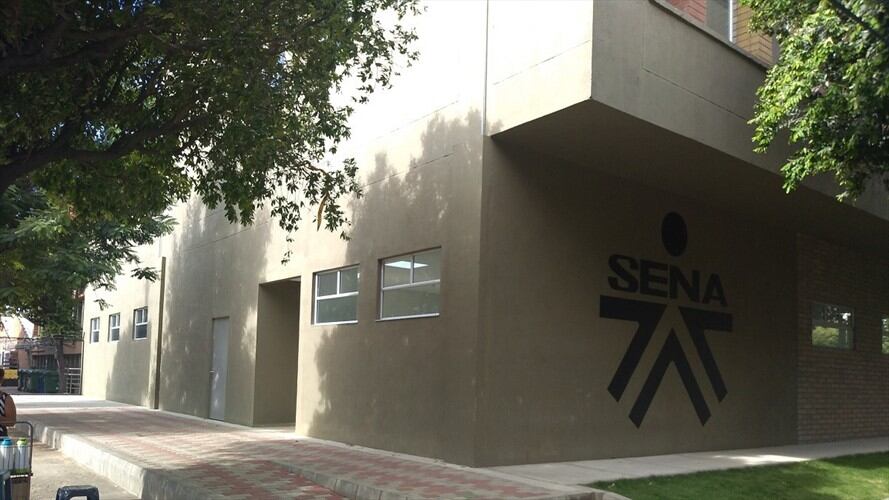 Trabajadores del Sena realizaron plantón en Cúcuta. Foto: Cortesía