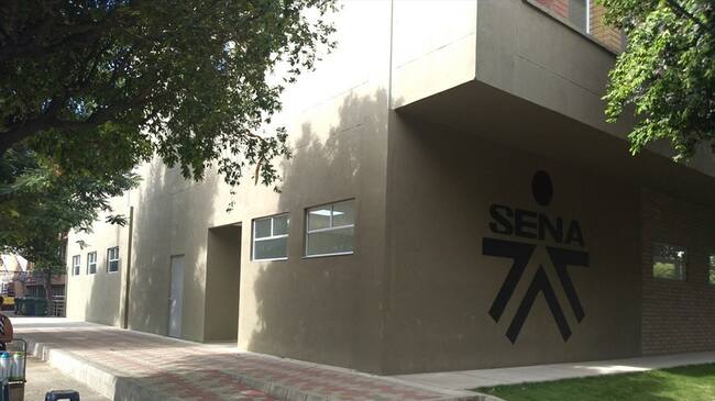 Trabajadores del Sena realizaron plantón en Cúcuta. Foto: Cortesía