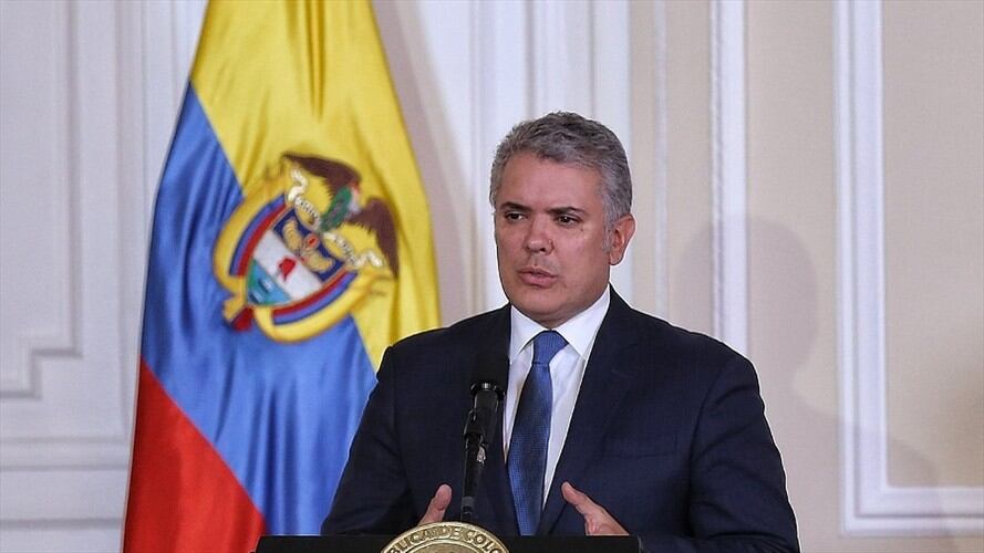 Este lunes habló sobre la disminución del precio de la gasolina, acuerdos a los que llegó en Prosur y recomendó el cuidado como sociedad ante el coronavirus. Foto: Colprensa