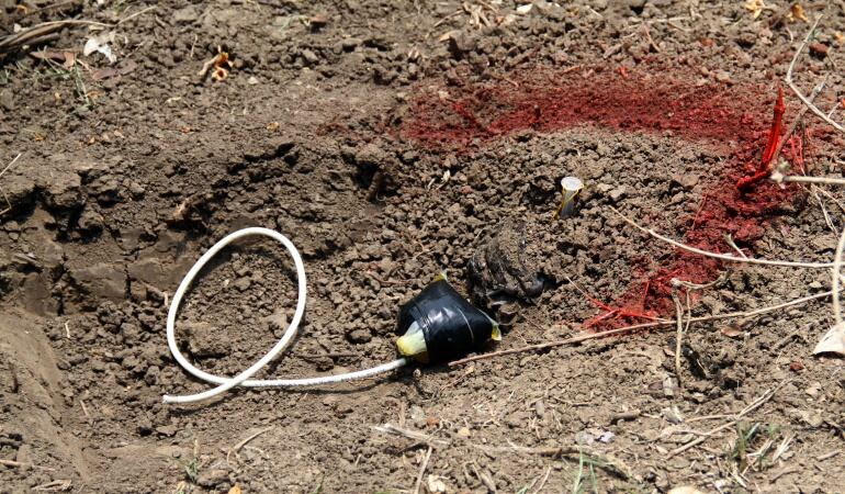 Minas antipersona. Imagen referencia. Foto: Archivo.