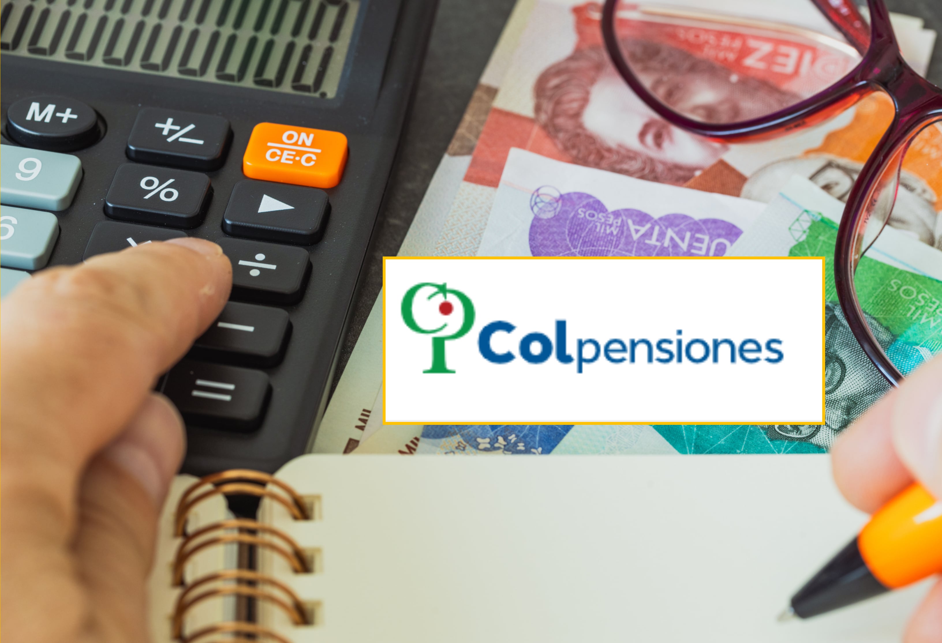 Imagen de referencia y logo de Colpensiones. Foto: Getty Images / Colpensiones
