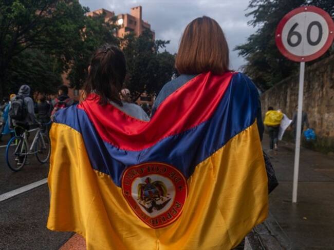 ¿Para qué no es momento en Colombia? #NoEsMomentoPara. Foto: Getty Images / DANIEL GARZÓN