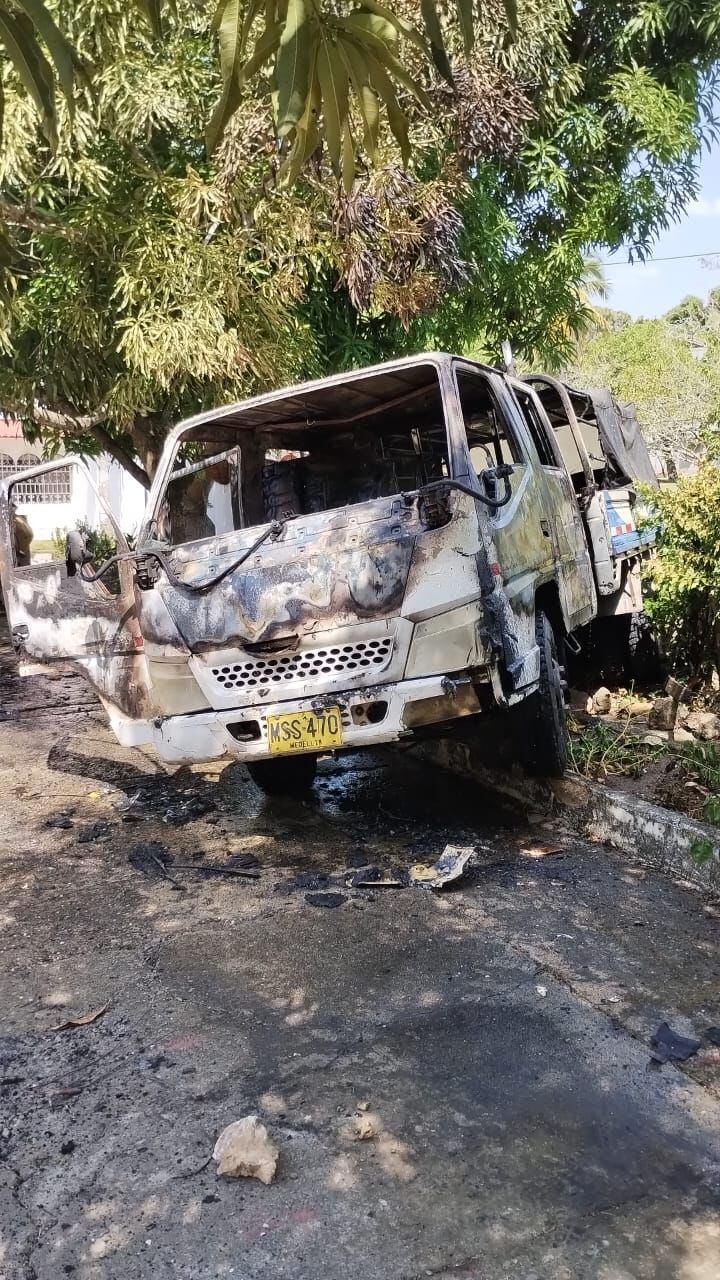 Ofrecen recompensa para esclarecer casos de quema de vehículos en Córdoba. Foto: cortesía Afinia.