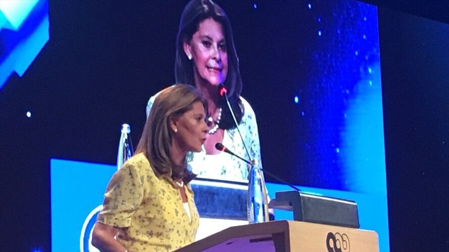 La vicepresidenta Marta Lucía Ramírez. Foto: La Wcon Julio Sánchez Cristo