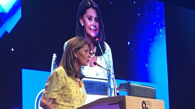 La vicepresidenta Marta Lucía Ramírez. Foto: La Wcon Julio Sánchez Cristo