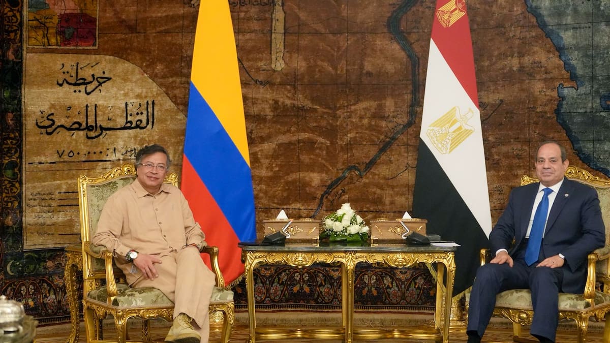Petro anunció desde Egipto que Colombia participará en la reconstrucción de Gaza