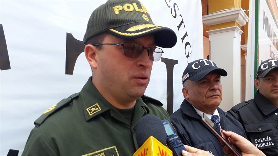 Policía alerta distribución de drogas a menores a través de grupos de WhatsApp en Tunja . Foto: Coronel Carlos Triana (W Radio)