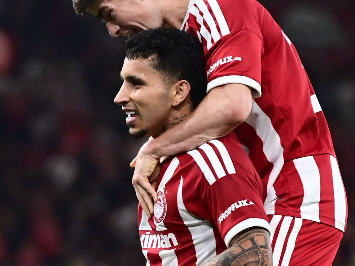 Gustavo Puerta marcó un golazo y fue ovacionado en su primer partido con Olympiacos: véalo acá