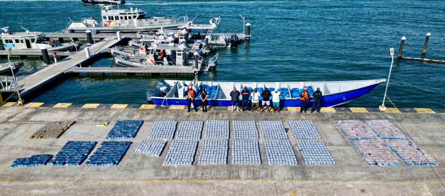 Cocaína incautada. FOTO: Suministrada