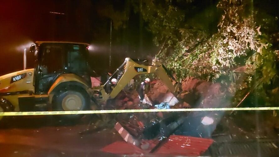 Deslizamiento de Tierra en Antioquia. Foto: Cortesía Dagran.