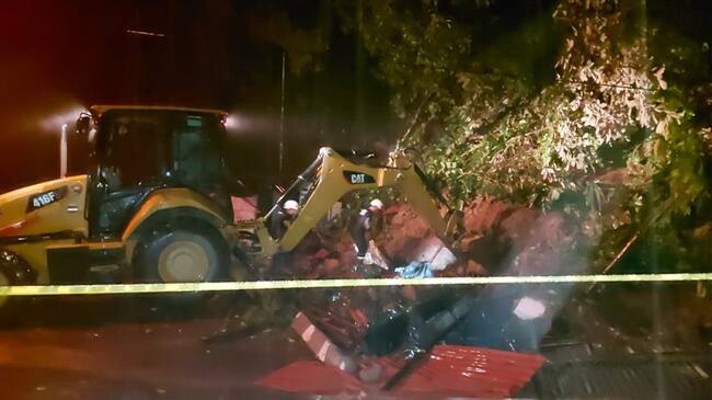 Deslizamiento de Tierra en Antioquia. Foto: Cortesía Dagran.