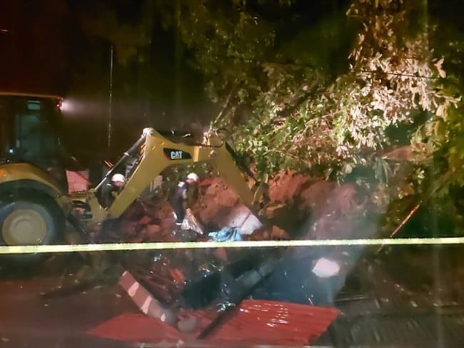 Deslizamiento de Tierra en Antioquia. Foto: Cortesía Dagran.