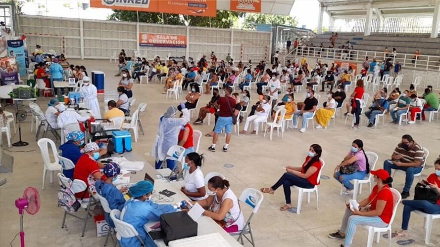 En Santa Marta se ha aplicado el 30% de vacunas para alcanzar inmunidad de rebaño. Foto: Alcaldía de Santa Marta
