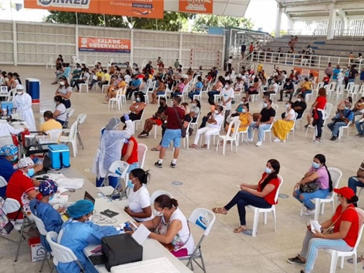 En Santa Marta se ha aplicado el 30% de vacunas para alcanzar inmunidad de rebaño