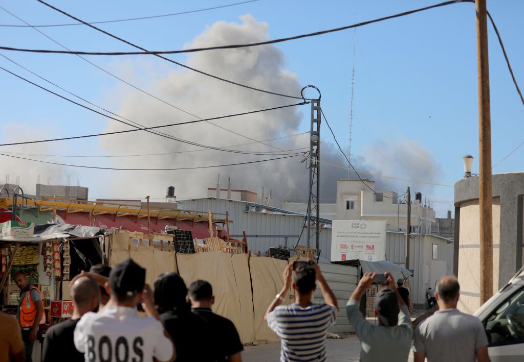 Ataques en gaza. Foto: Hassan Jedi/Anadolu via Getty Images.