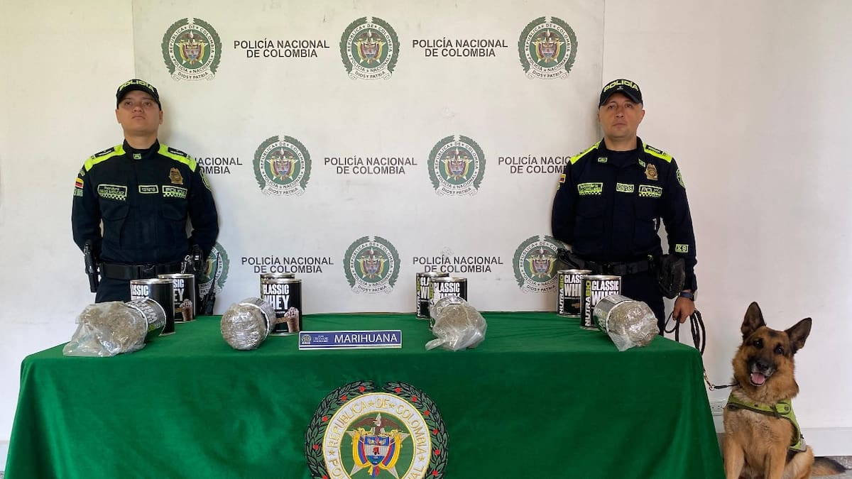 Incautan ocho kilos de marihuana en Aeropuerto El Dorado