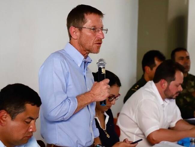 El consejero presidencial Emilio Archila dijo que los colombianos se deben seguir uniendo en la condena a los bloqueos y a los graves impactos que han producido en la salud (...). Foto: Colprensa