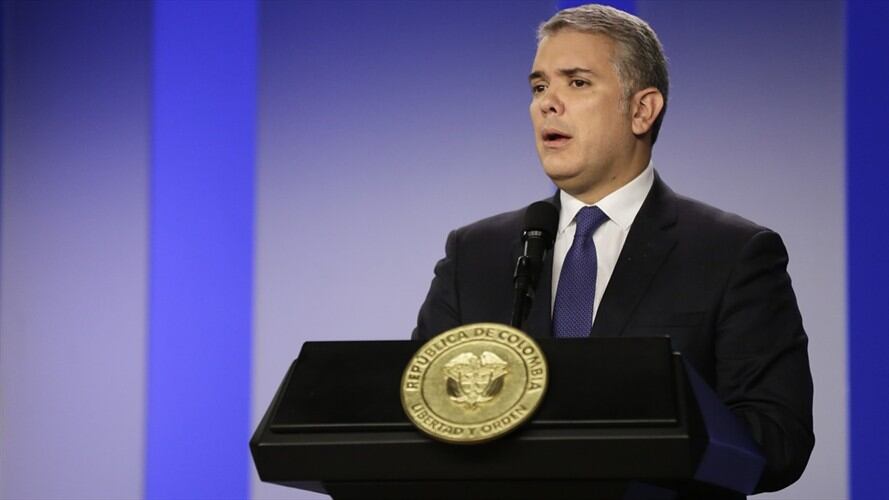 Presidente Iván Duque tiene una imagen desfavorable del 53%. Foto: Colprensa