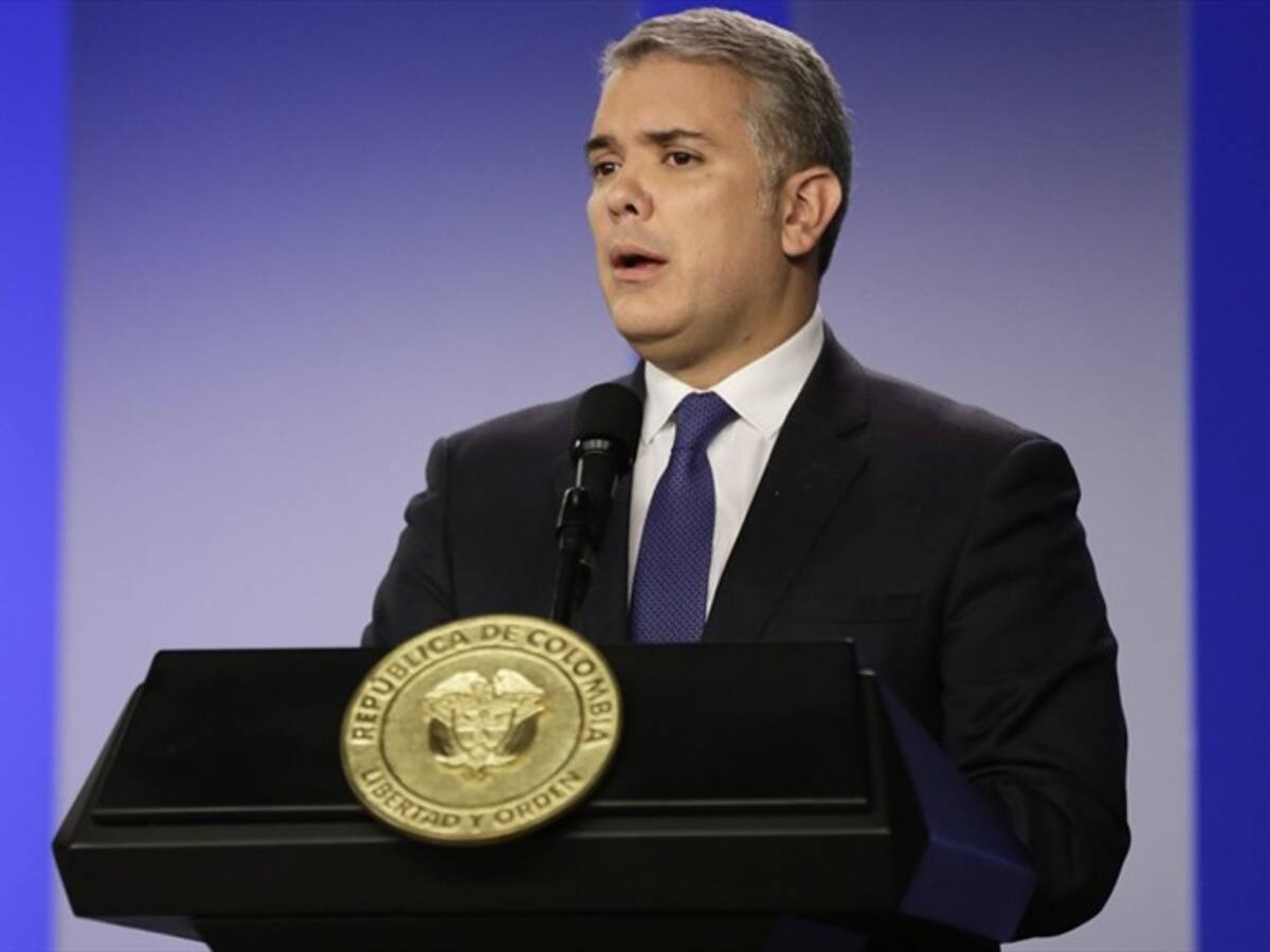 Presidente Iván Duque tiene una imagen desfavorable del 53%