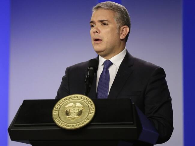 Presidente Iván Duque tiene una imagen desfavorable del 53%. Foto: Colprensa