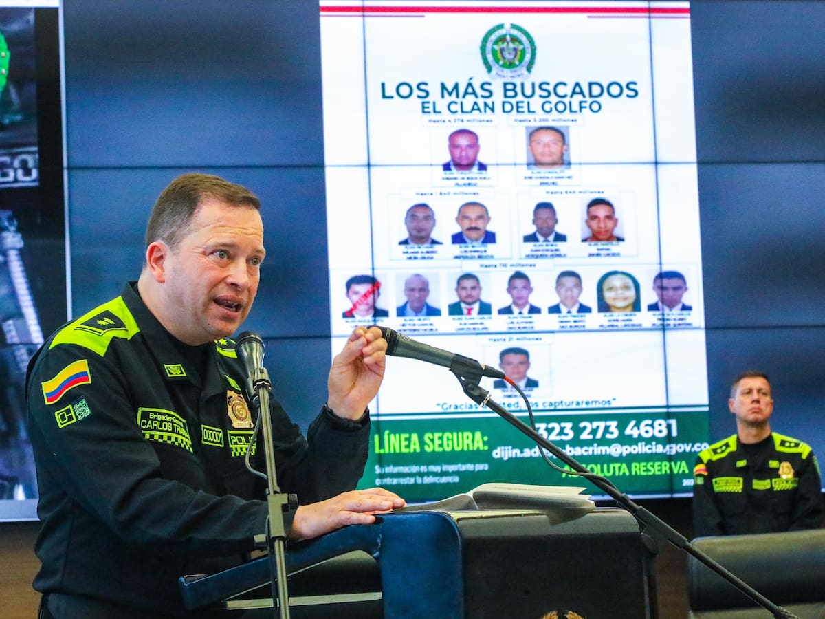 Autoridades han capturado 217 miembros del Clan del Golfo, entre ellos 10 cabecillas