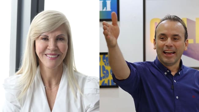 Dilian Francisca Toro y Alejandro Eder, inscriben sus candidaturas a Gobernación del Valle y Alcaldía de Cali este Jueves. Foto: Cortesía/@alejoeder