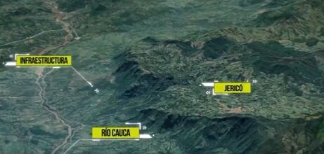 proyecto Quebradona.  Foto Twitter: @AGAColombia