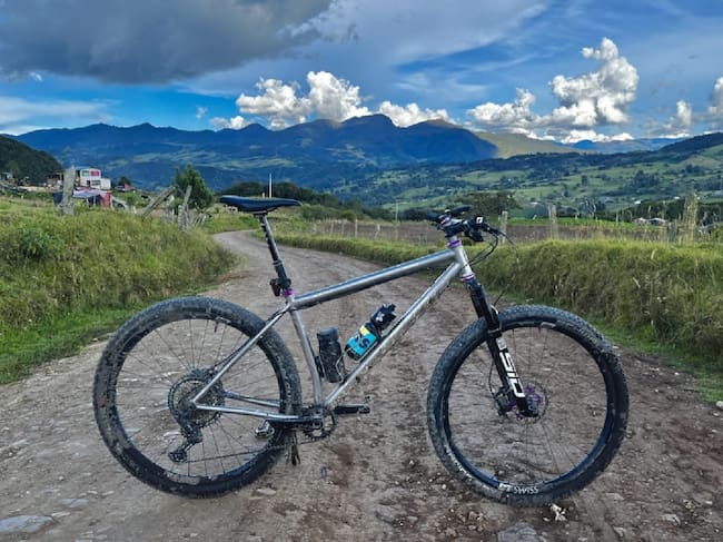 Una de las bicicletas hurtadas en el Alto del Verjón. Foto: Suministrada