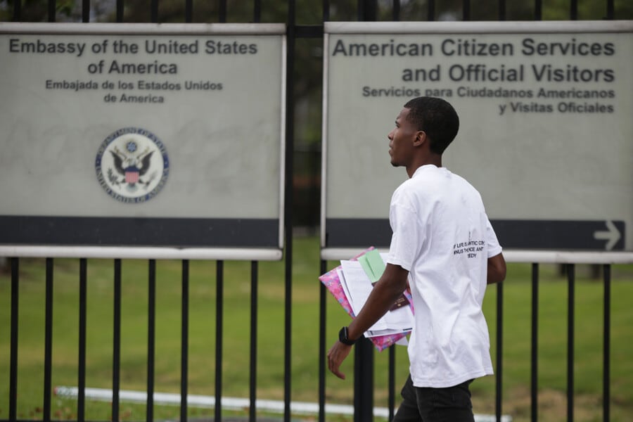 Embajada de Estados Unidos en Colombia. Foto: Cristian Bayona/Colprensa
