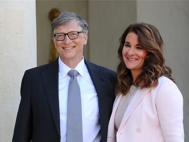 Bill Gates y Melinda Ann French. Foto: Frederic Stevens/Getty Images