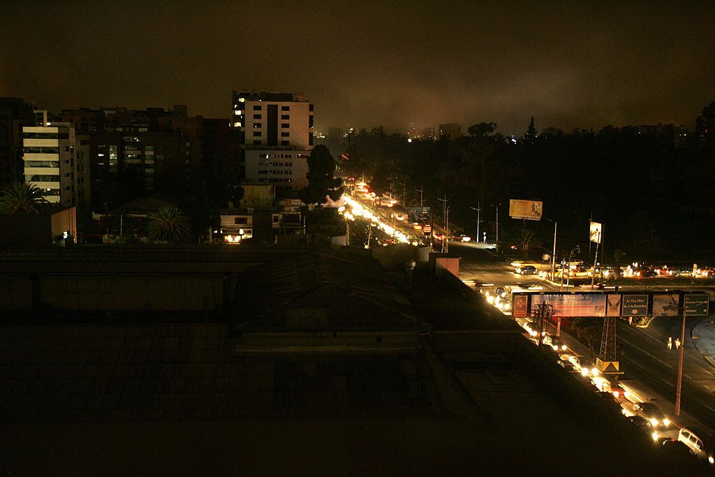 Ecuador apagón. (Photo credit should read PABLO COZZAGLIO/AFP via Getty Images)