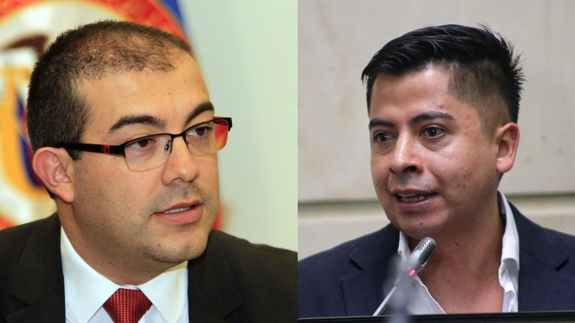 Carlos Abraham Jiménez y Ariel Ávila. Colprensa