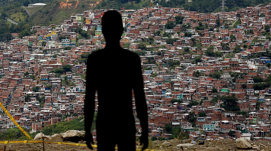 Imagen de referencia de la Comuna 13. Foto: Colprensa.