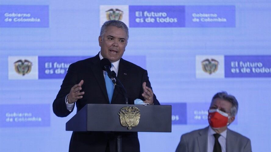 Presidente de Colombia, Iván Duque. Foto: Colprensa - Álvaro Tavera