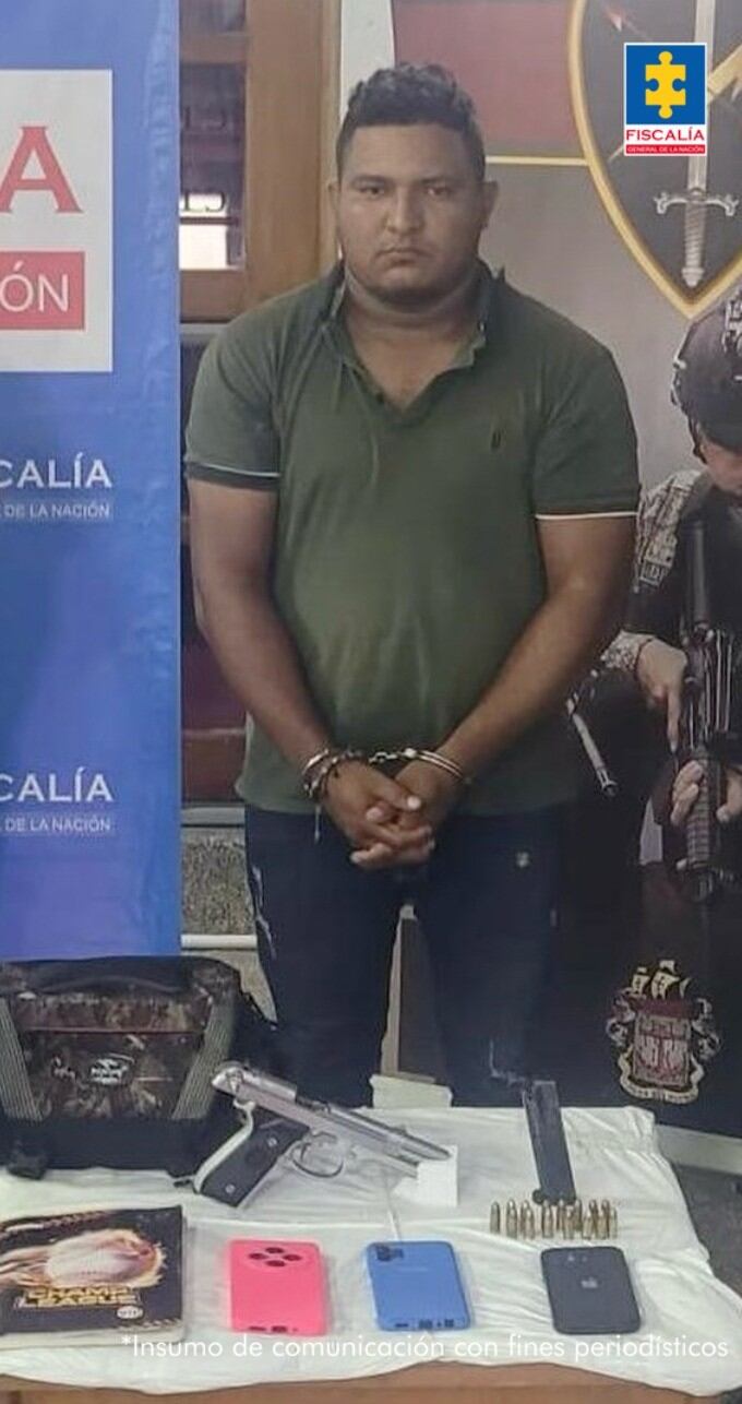 A la cárcel presunto cabecilla financiero del Clan del Golfo en Córdoba. Foto: Fiscalía.