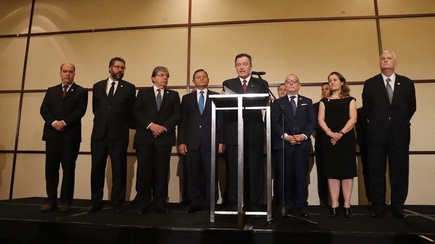 Grupo de Lima. Foto: Colprensa