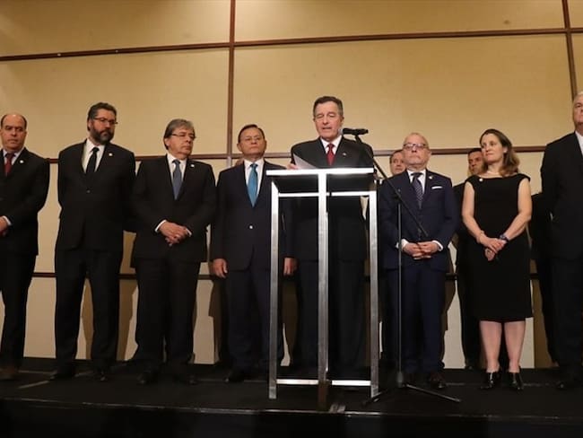 Grupo de Lima. Foto: Colprensa