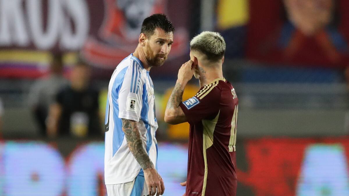 Rondón amargó el retorno de Messi en Eliminatorias y Venezuela empató 1-1 contra Argentina