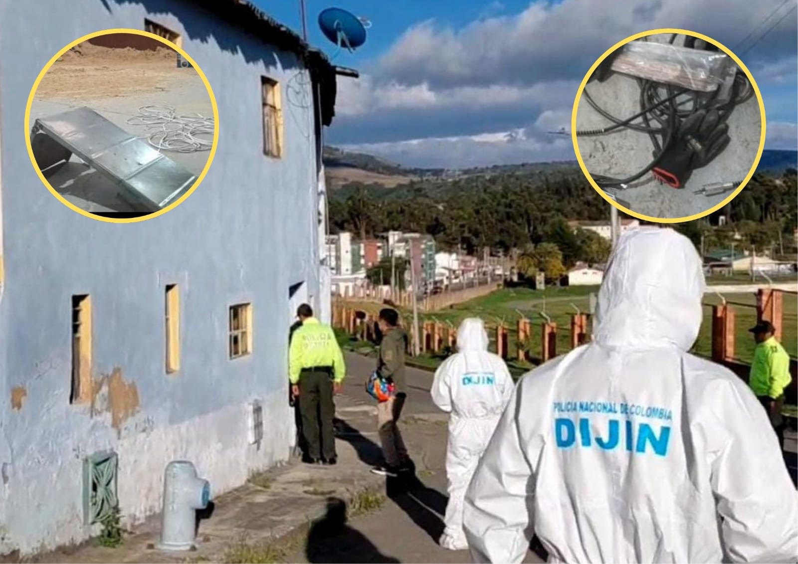 Los allanamientos que se han adelantado fueron en una vivienda cercana al Batallón Simón Bolívar y en una bodega al sur de la capital boyacense.