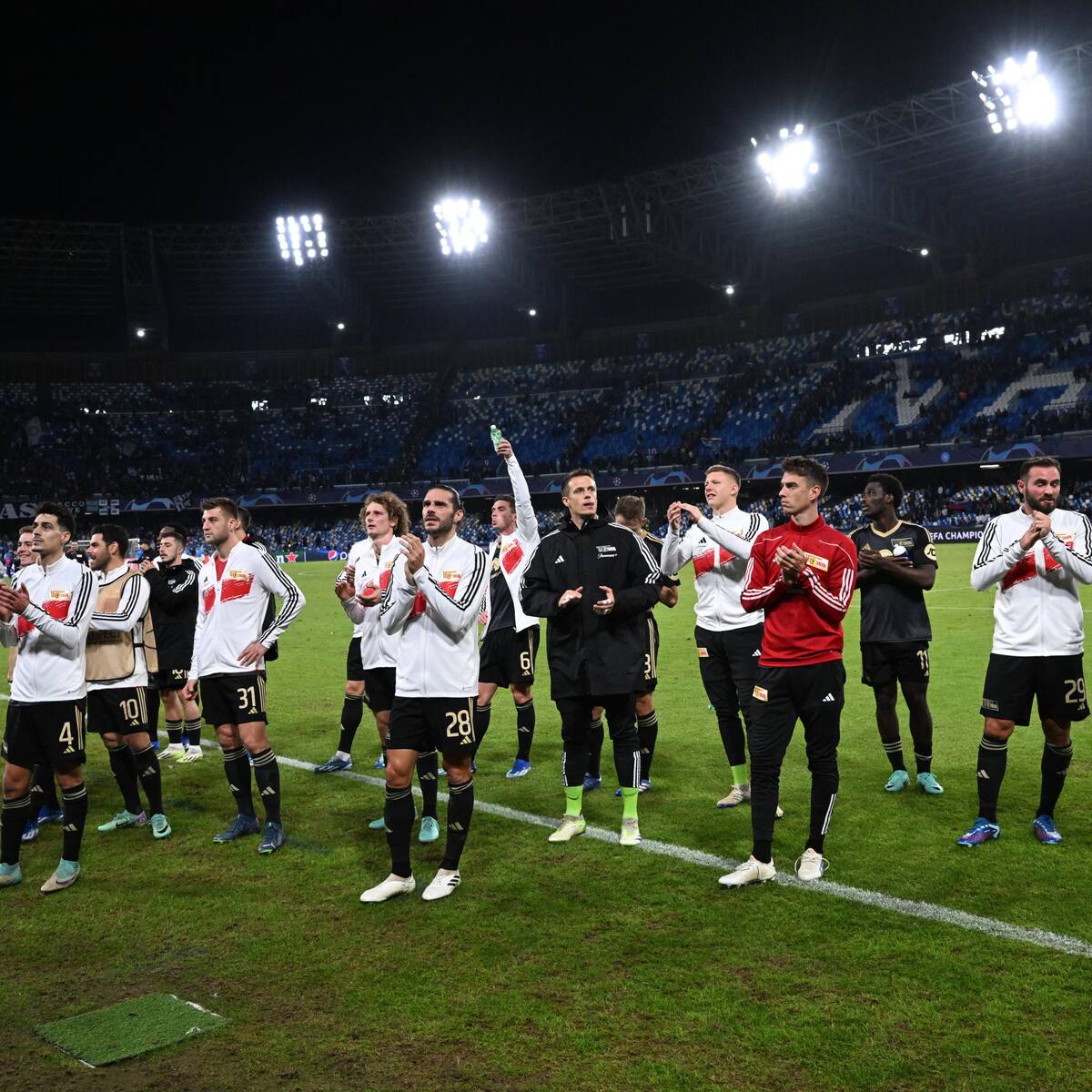 Ya eliminado, Unión Berlín consiguió su primer punto en Champions: empató 1-1 con Napoli