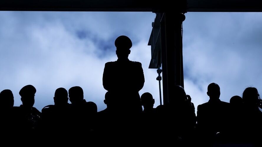 Un juez de Bogotá condenó al sargento Guillermo Alberto Unigarro, por el homicidio del teniente de la Policía Mario Vianey Gamboa Murcia. Foto: Colprensa / DIEGO PINEDA